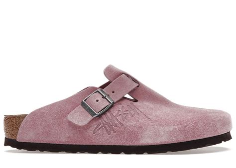 Birkenstock Boston Clog Stussy Dusty Pink (2021) in 2022 | Birkenstock boston clog, Birkenstock ...