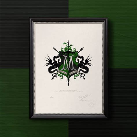 Malfoy Family Coat of Arms - MinaLima