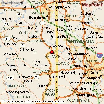 East Liverpool, Ohio Area Map & More