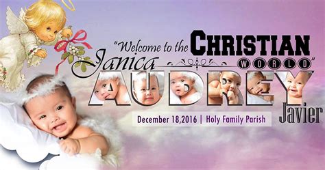 Christening Tarpaulin Layout - Banner Ad Design Inspiration - 23112 by ...