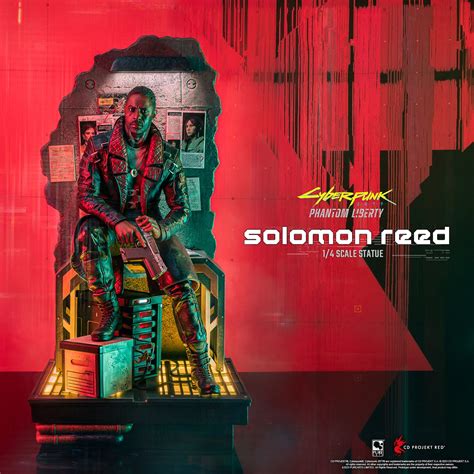 PureArts Solomon Reed Statue Cyberpunk 2077 Limited Collectible - Comic ...