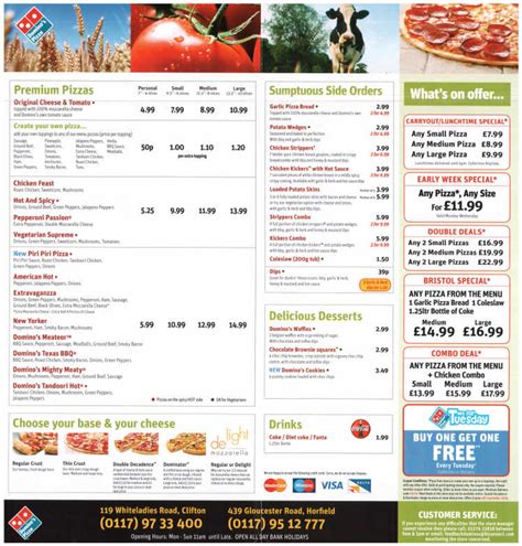 Domino's Pizza Pizza restaurant on Whiteladies Road, Bristol - Everymenu