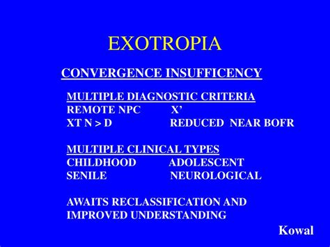 PPT - EXOTROPIA PowerPoint Presentation, free download - ID:414817