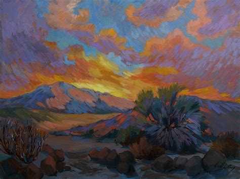 Desert Sunrise Painting by Diane McClary - Fine Art America