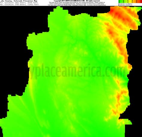 Free Lake County, Colorado Topo Maps & Elevations