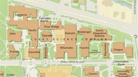 Oregon University Campus Map