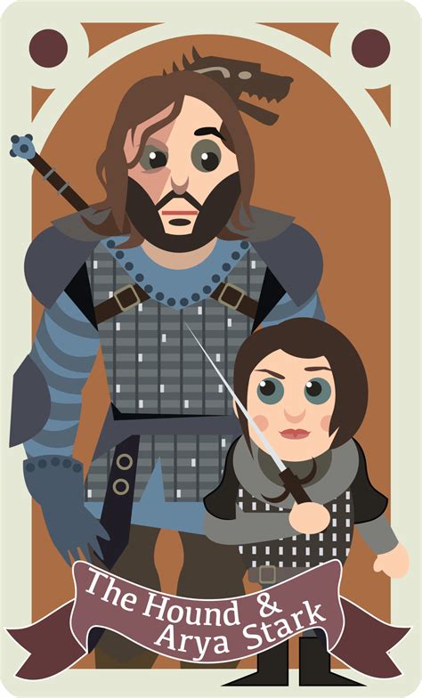 Arts & Stuffs! — The Hound & Arya Stark: More Game of Thrones...