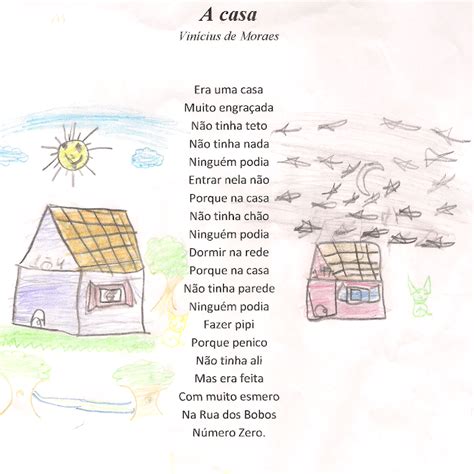 literarte: POEMAS INFANTIS - A CASA- VINÍCIUS DE MORAES- círculo de leitura-poema 1