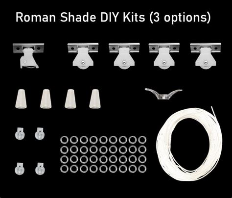 Roman Shade Hardware Kit, 3 Options According to Window Sizes. for DIY ...