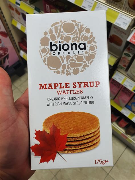 Bona Maple Syrup Waffles 175g | Vegan Food UK