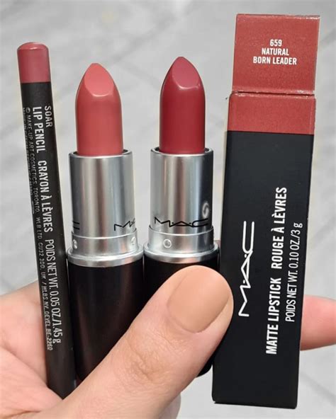 25 Mac Lipstick Swatches 2022 – Sweet Deal and Natural Born Leader