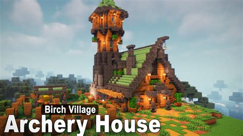 Minecraft: How to build a ARCHERY HOUSE | Village Tutorial - YouTube