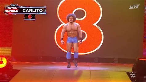 Carlito Makes Surprise Appearance At WWE Royal Rumble 2021 - GameSpot