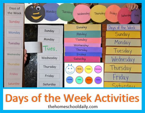 Days of the Week Activities | The Homeschool Daily