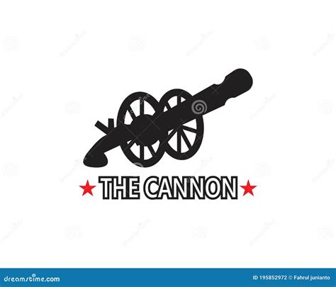 Cannon Logo Design Vector Template Stock Illustration - Illustration of ...