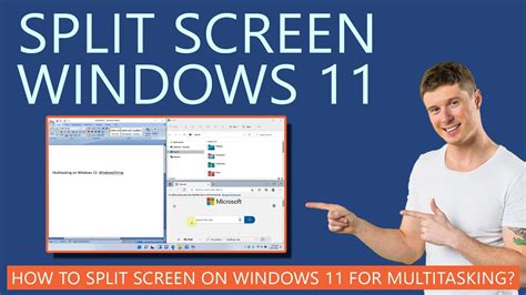 How to Split Screen on Windows 11 with Examples - YouTube