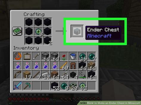 How to Make an Ender Chest in Minecraft: 6 Steps (with Pictures)