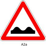 Speed Bump Sign Vector | Free SVG