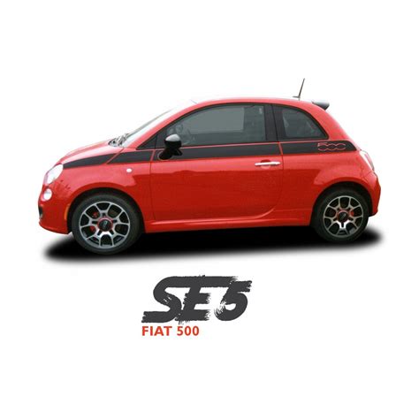 Pin on Fiat 500 500L Vinyl Stripes Decals Side Graphics