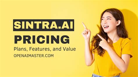 Sintra.ai Pricing: Plans, Features, and Value - Open AI Master