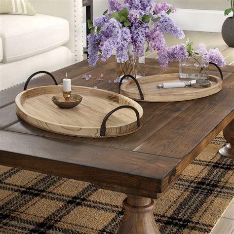 Gracie Oaks Paull 2 Piece Coffee Table Tray Set & Reviews | Wayfair