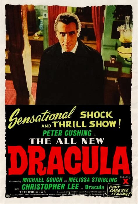 HORROR OF DRACULA, Original Hammer Horror Movie Poster – Original ...