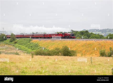 Steam locomotive LMS Jubilee Class 45699 Galatea on the Settle to ...