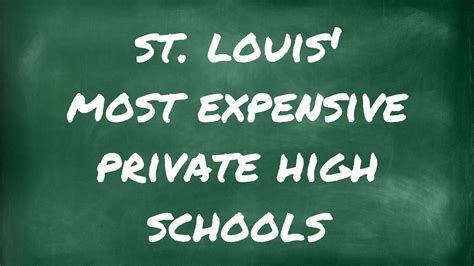 St. Louis private schools: Most expensive high schools for 2019 | ksdk.com