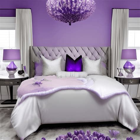 Luxury Lavender Bedroom · Creative Fabrica