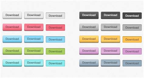 40 Free High-Quality Web Button PSD Downloads - WebFX
