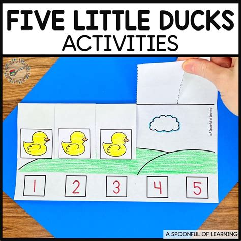 Five Little Ducks Activities for Kindergarten - A Spoonful of Learning