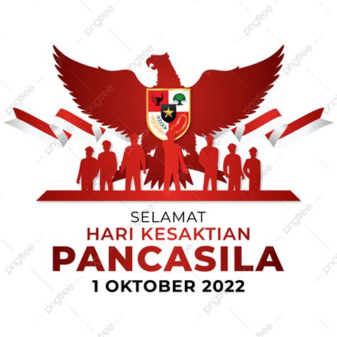 Kesaktian Pancasila Vector Design Images, Ucapan Hari Kesaktian Pancasila 2022 Png, Hari ...