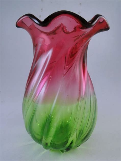 Hand Blown Glass Vases Vintage | Home Design Ideas