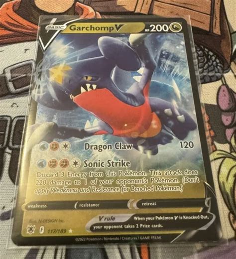 POKÉMON TCG GARCHOMP Sword & Shield Mfg-Astral Radiance 117/189 Holo ...