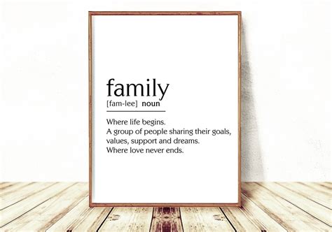 Family Definition Printable, Family Definition, Family Quotes, Family ...