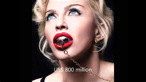 Madonna Net Worth/Fortuna de Madonna - YouTube