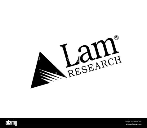 Lam Research, rotated logo, white background Stock Photo - Alamy