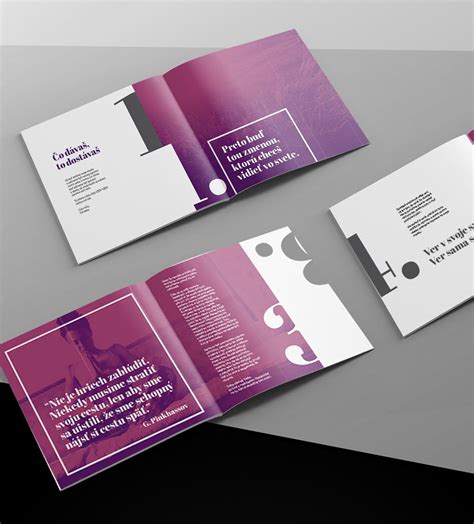 20 Modern Brochure Design Ideas & Template Examples for Your 2019 ...