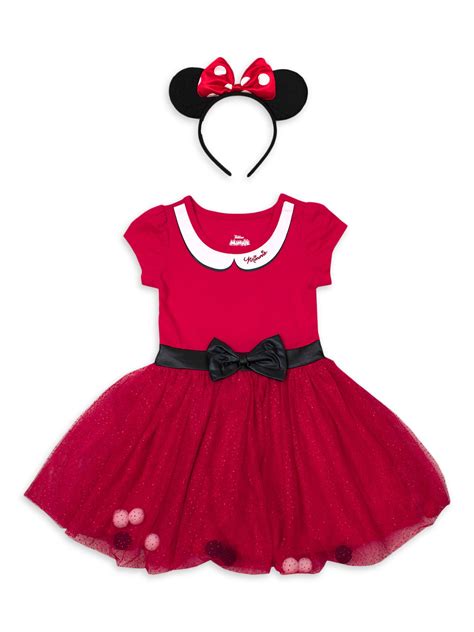 Minnie Mouse - Minnie Mouse Costume Tutu Dress with Headband (Toddler ...