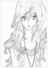 Sad Anime Coloring Pages  Team sketch template