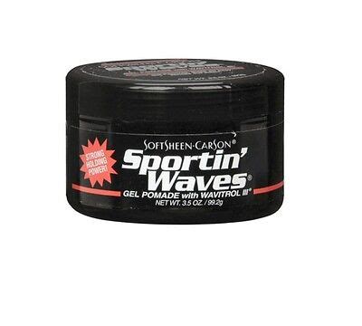 Sportin Waves Hair Gel Pomade (Black) 3.5oz | eBay