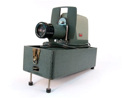 Vintage Slide Projector / Argus 300 / 1950s Vintage Green with