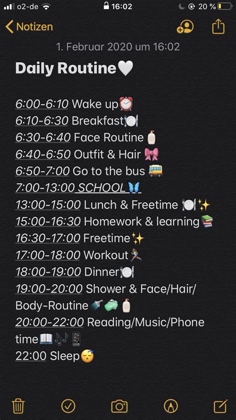 Daily Routine🦋 ️ | School routine for teens, Daily routine, School night routine