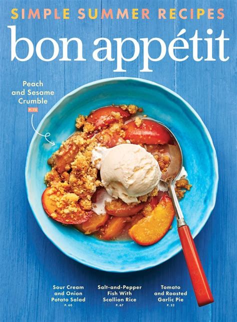 Bon Appetit Back Issue August 2020 (Digital) | Bon appetit magazine ...