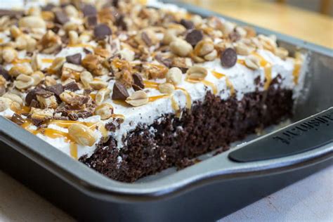 Homemade Snickers Cake Recipe - Or Whatever You Do