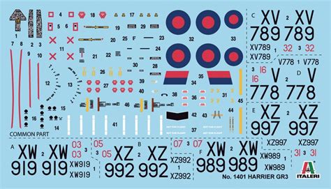 Harrier GR.3 Falklands War Italeri 1401