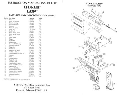 Ruger LCP Trigger Spring Kit - Ruger LCP Accessories