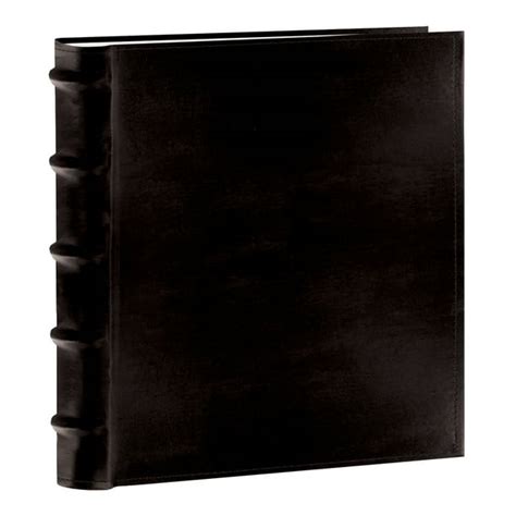 Pioneer Photo Albums Leather Bound 200 Pkt 5x7 Photo Album, Black ...