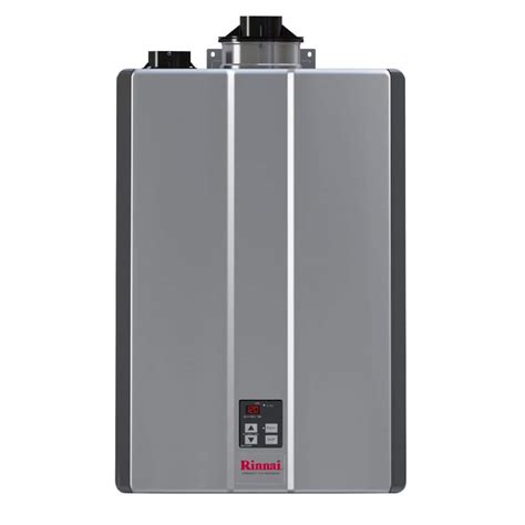 Rinnai Super High Efficiency Plus 11 GPM Residential 199,000 BTU Interior Natural Gas Tankless ...