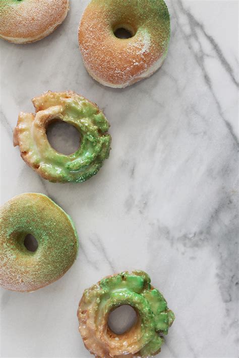 green donuts for st. patricks day - almost makes perfect